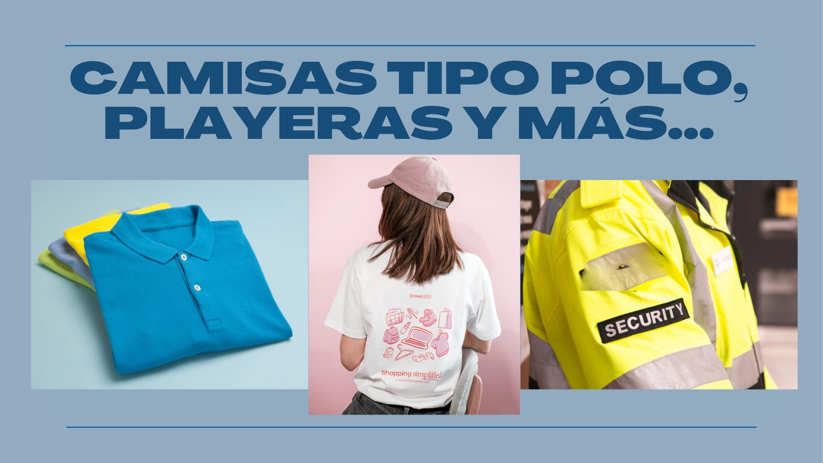 Camisas tipo polo y playeras